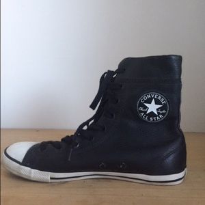 Converse leather high tops